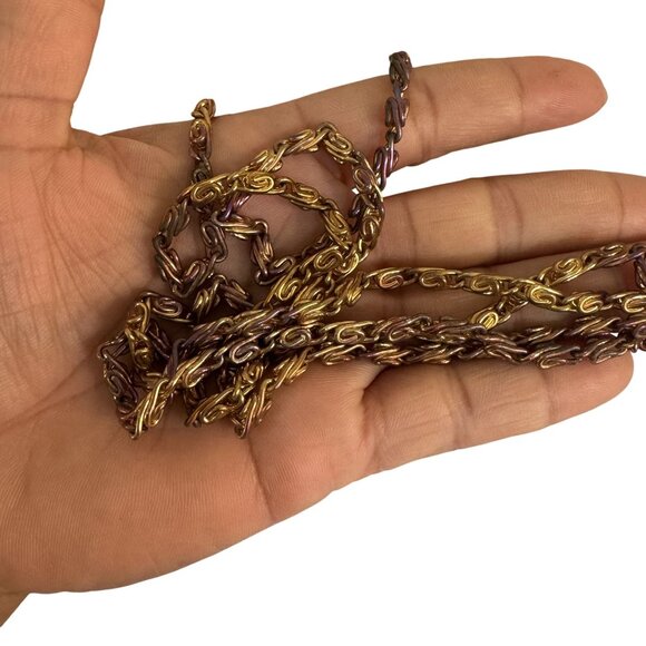 Vintage Unbranded Womens Pink 80s Silk Gold Hardware Rhinestone Shoulder Bag S - Picture 7 of 10